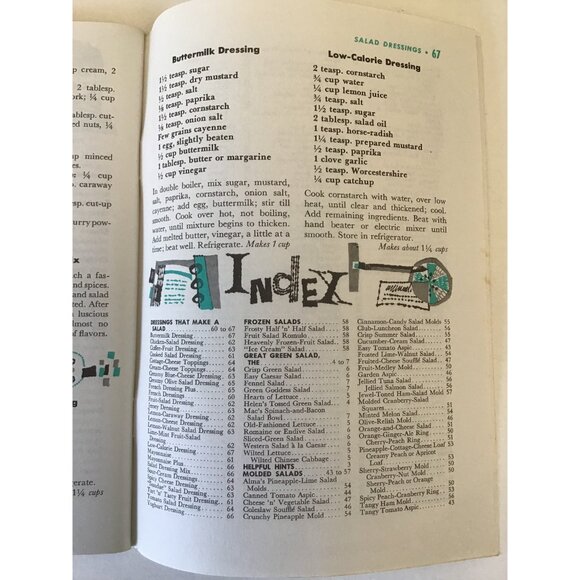 Vintage Good Housekeeping Book of Salads Softcover Cookbook - Picture 7 of 11